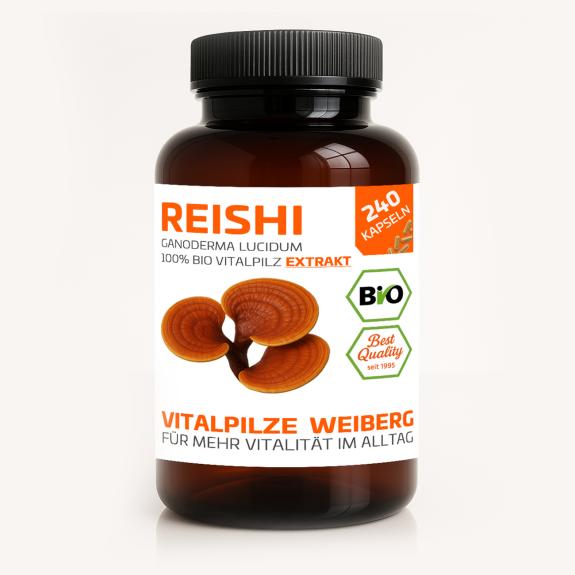 Reishi Extrakt, 240 Kapseln